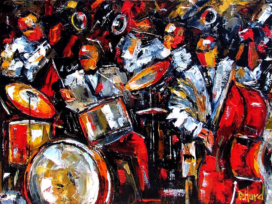 Debra Hurd painting